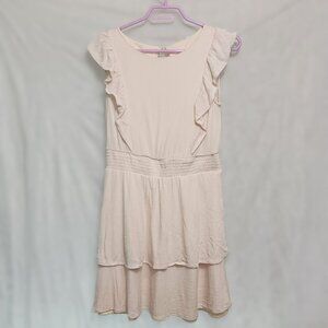Beige Ruffled Dress for Women